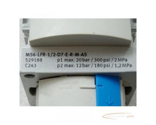 Festo MS6-LFR-1/2-D7-E-R-M-AS Pneumatik Filter Regelventil Artikel Nr 529188 - ungebraucht - - Bild 2