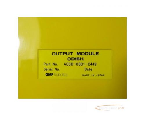 GMF Robotics / Fanuc A03B-0801-C449 Output Module OD16H - Bild 3