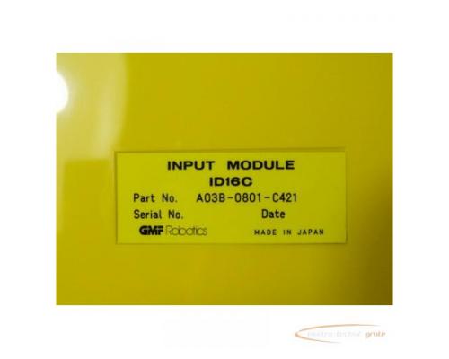 GMF Robotics / Fanuc A03B-0801-C421 Input Module ID16C - Bild 3