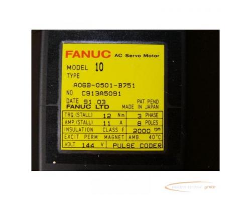 Fanuc A06B-0501-B751 AC Servo Motor - Bild 3