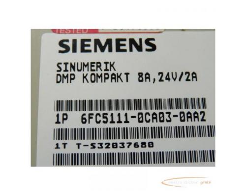 Siemens 6FC5111-0CA03-0AA2 Sinumerik DMP Modul Version B - Bild 2