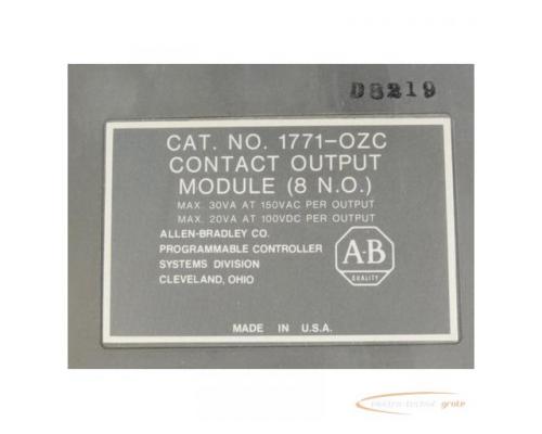 Allen Bradley 1771-OZC Contact Output Module - Bild 2