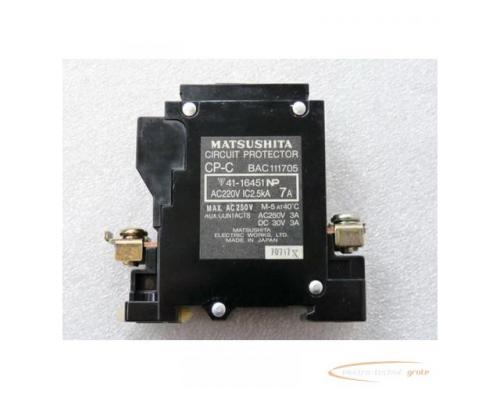 Matsushita CP-C Circuit Protector Schutzschalter BAC111705 AC220V IC2 , 5 kA 7A 1 polig - Bild 3