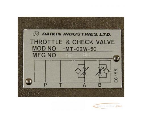 Daikin MT-02W-50 Drossel - und Rückschlagventil - Bild 2