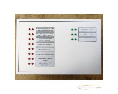 Kuhse LED-E Maschinen - Kontrolltafel 260 x 170 mm - Bild 1