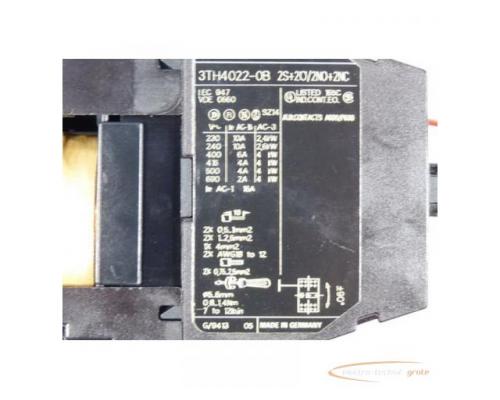 Siemens 3TH4022-0B Schütz 24 V Spulenspannung + Murrelektronik 26283 Entstörmodul - Bild 2