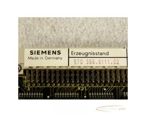 Siemens 570 386.9111.02 Regeleinschub E Stand C - Bild 2