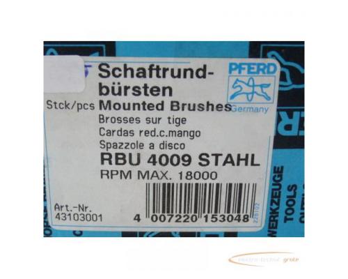 Pferd RBU 4009 Stahl Schaftrundbürste max 18000 rpm - Bild 3