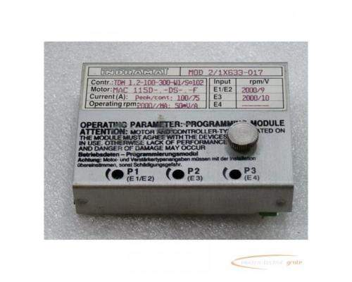 Indramat MOD 2/1X633-017 Programmiermodul für TDM 1 . 2 - 100 - 300 - W1 / So 102 - Bild 1