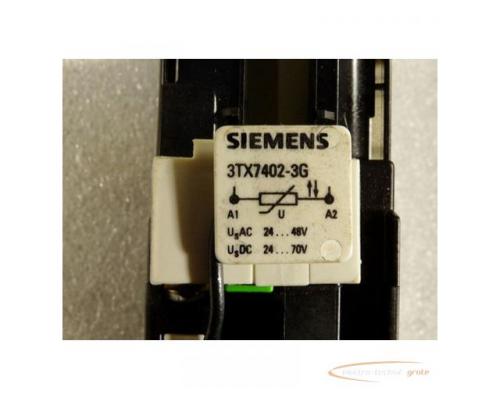 Siemens 3TF4011-0B Schütz 24 V Spulenspannung + 3TX7402-3G Überspannungsbegrenzer - Bild 5