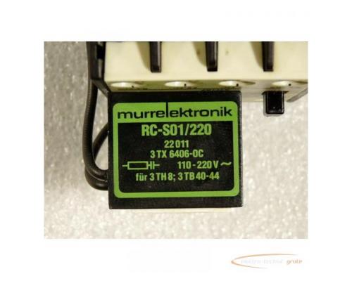 Siemens 3TH8262-0A Schütz 220 V Spulenspannung + Murrelektronik RC-S01/220 Entstörmodul - Bild 4