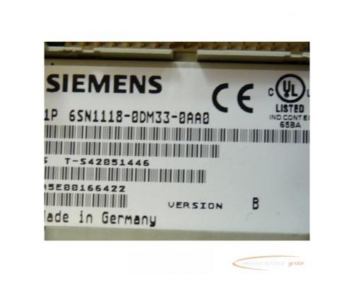 Siemens 6SN1118-0DM33-0AA0 Regelkarte SN: S T-S42051446 Version B - Bild 2