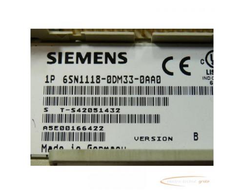 Siemens 6SN1118-0DM33-0AA0 Regelkarte SN: S T-S42051432 Version B - Bild 2