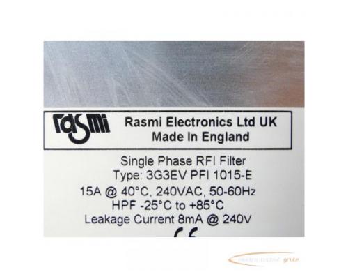 Rasmi Electronics 3G3EV PFI 1015-E Single Phase RFI Filter - Bild 2