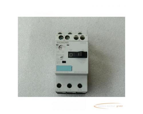 Siemens 3RV1011-0CA15 Sirius Leistungsschalter max 0 , 25A mit 3RV1901-1E Hilfsschalter - Bild 1