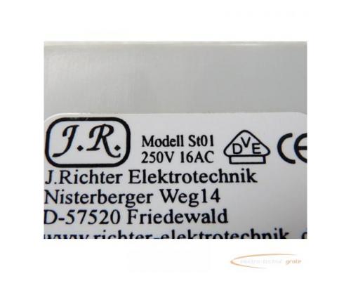 J Richter St01 Reihenbausteckdose 250 V 16 AC mit Clip für Hutschienenmontage - Bild 2