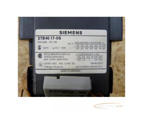 Siemens 3TB4617-0B Leistungsschütz 24V Spulenspannung - Bild 3