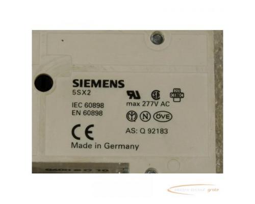 Siemens 5SX21 C10 Leistungsschutzschalter mit 5SX91 Hilfsschalter - Bild 3