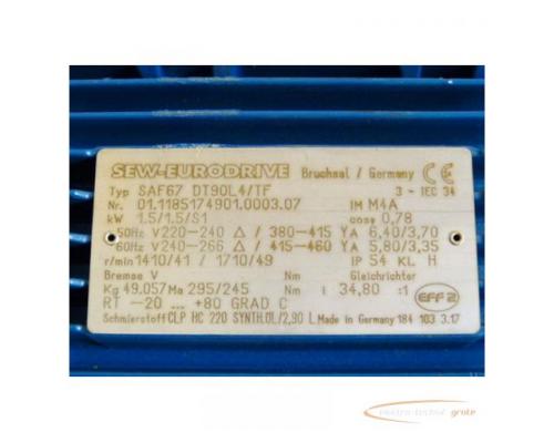 SEW-Eurodrive SAF67 DT90L4/TF Getriebemotor - ungebraucht! - - Bild 3