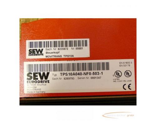 SEW Eurodrive TPS10A040-NF0-503-1 Movitrans Einspeise-Steller - ungebraucht! - - Bild 3