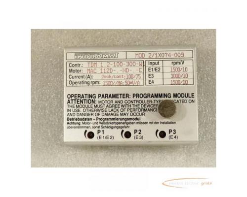 Indramat MOD 2/1X074-009 Programmier Modul für TDM 1 . 2 - 100 - 300 - W1 - Bild 1