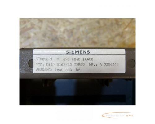 Siemens 6SC6040-1AA00 SIMOVERT-P 1 X 40/80A - Bild 2