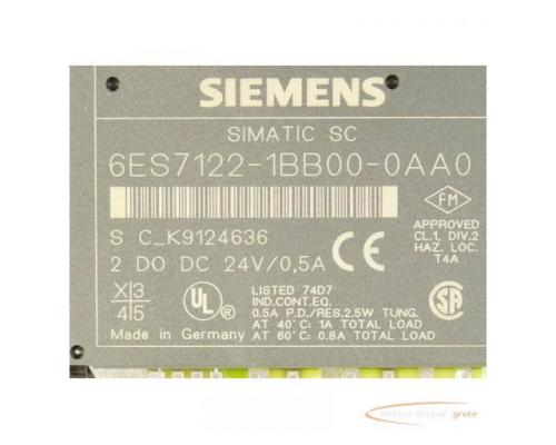 Siemens 6ES7122-1BB00-0AA0 Elektronikmodul DC 24 V E Stand 2 - Bild 2