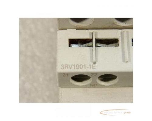 Siemens 3RV1421-1BA10 Leistungsschutzschalter SIRIUS max 2A mit 3RV1901-1E Hilfsschalter - Bild 3