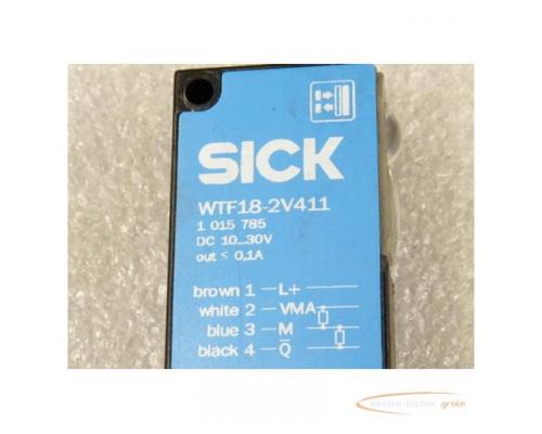 Sick WTF18-2V411 Reflexions Lichttaster 1015 785 DC 10 - 30 V mit M12 er 4 pol Anschlußstecker - Bild 2