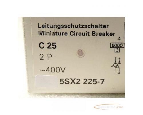 Siemens 5SX2225-7 C 25 Sicherungsautomat 400 V - ungebraucht - - Bild 2