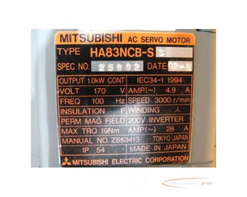 Mitsubishi HA83NCB-SS AC Servo Motor - ungebraucht! - - Bild 4