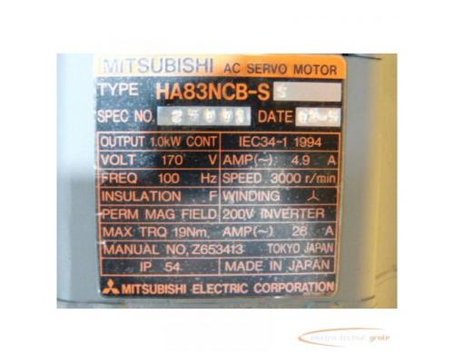 Mitsubishi HA83NCB-SS AC Servo Motor - ungebraucht! - - Bild 4