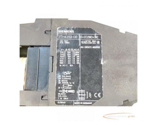 Siemens Schütz 3TH4253-0B 5S + 3Ö / 5N0 + 3NC 24 V Spulenspannung - Bild 2