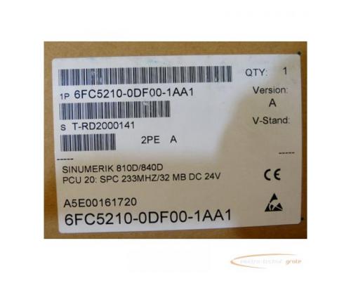 Siemens 6FC5210-0DF00-1AA1 PCU 20 - ungebraucht! - - Bild 3