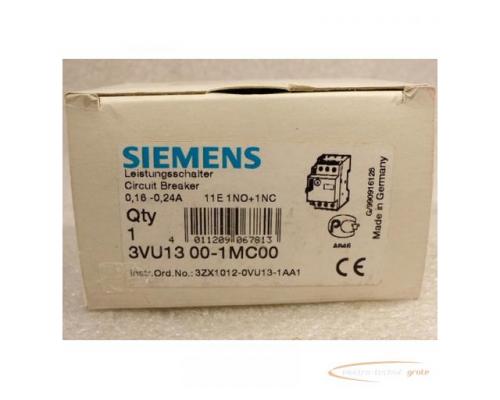 Siemens 3VU1300-1MC00 Leistungsschalter 0 , 16 - 0 , 24A - ungebraucht - in OVP - Bild 2