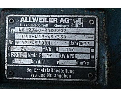 Kreiselpumpe NB 2/40-250/202 U3D-W19-48/350 Allweiler - Bild 3