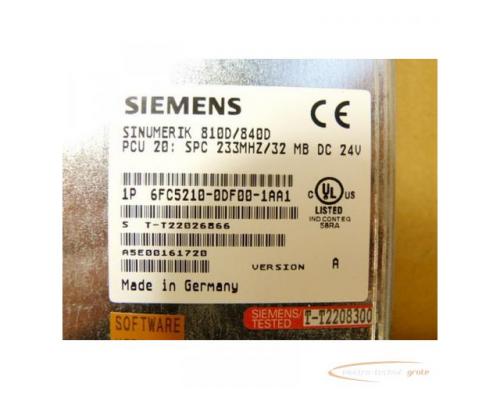 Siemens 6FC5210-0DF00-1AA1 PCU 20 - ungebraucht! - - Bild 2