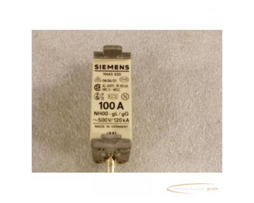 Siemens 3NA5830 Sicherungseinsatz 100A 500V - Bild 2