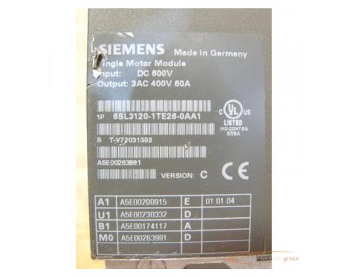 Siemens 6SL3120-1TE26-0AA1 SN:T-V72031392 Single Motor Module - Bild 3