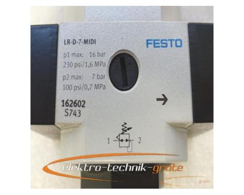 Festo LR-D-7-MIDI 162602 Präzisions-Druckregelventil -ungebraucht- - Bild 3