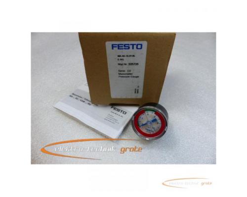 Festo MA-40-10-R1/8- E-RG 525725 Manometer -ungebraucht- - Bild 1