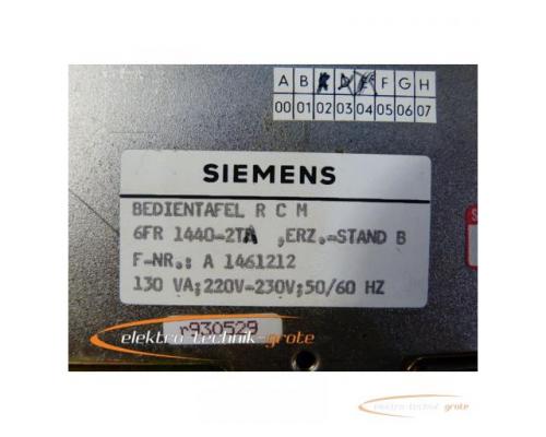 Siemens 6FR1440-2TA Bedientafel - Bild 3