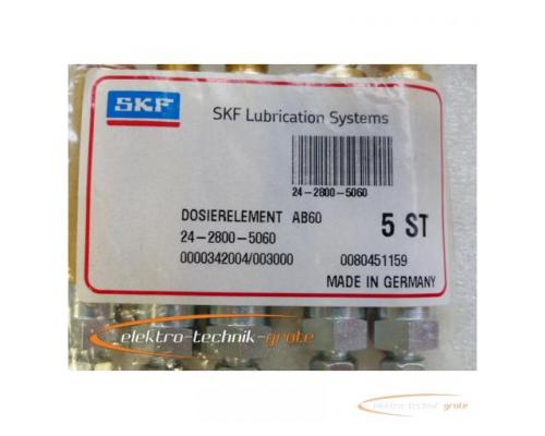 SKF 24-2800-5060 Dosierelement AB60 VPE = 5 Stck. -ungebraucht- - Bild 2