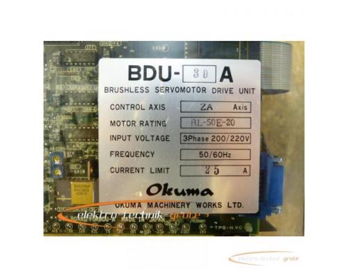 Okuma BDU-30A Brushless Servomotor Drive Unit mit E4809-045-061-D - Bild 3