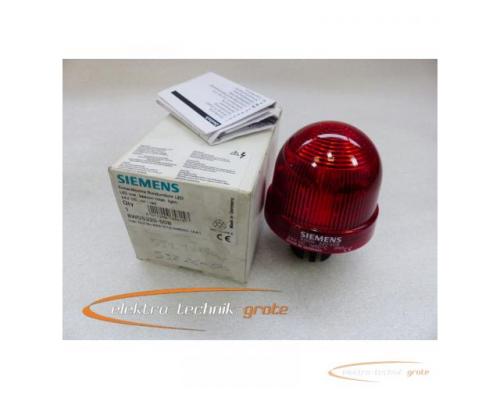 Siemens 8WD5320-5DB Einbauleuchte Rundumlicht LED 24V UC , rot -ungebraucht- - Bild 1