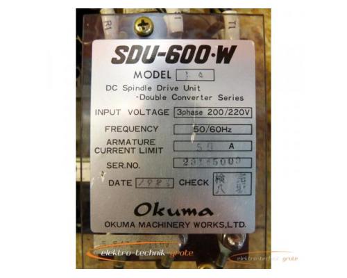 Okuma SDU-600.W Spindle Drive Unit Model 1A E04809-045-071 - Bild 3