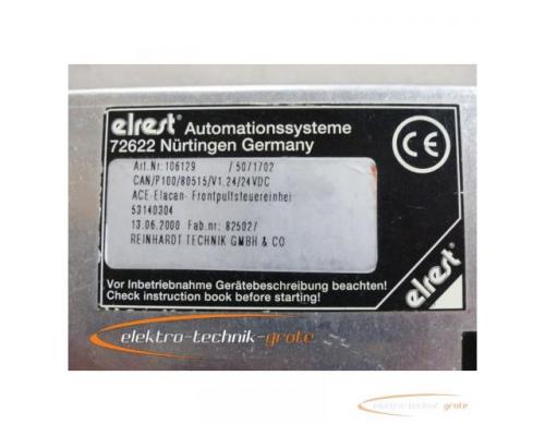 elrest P100 CAN/P100/80515/V1.24/24VDC ACE-Elacan-Frontpultsteuereinheit Art.-Nr. 106129 , SN:825027 - Bild 3