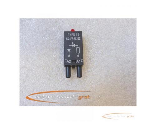 Relaissockel ES 50 12A 300VAC mit Relais Finder Type 40.52 5A 250 V und Relaismodul Type 62 6/24V AC - Bild 4