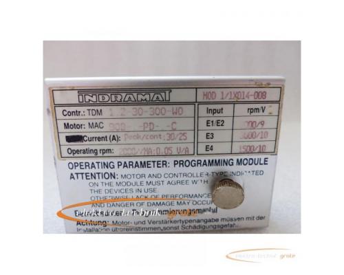 Indramat Operating Parameter MOD 1/1X014-008, TDM 1.2-30-300-WO - Bild 2