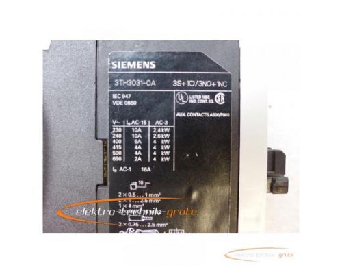 Siemens 3TH3031-0A 3S+1Ö/3NO+1NC Hilfsschuetz - Bild 2